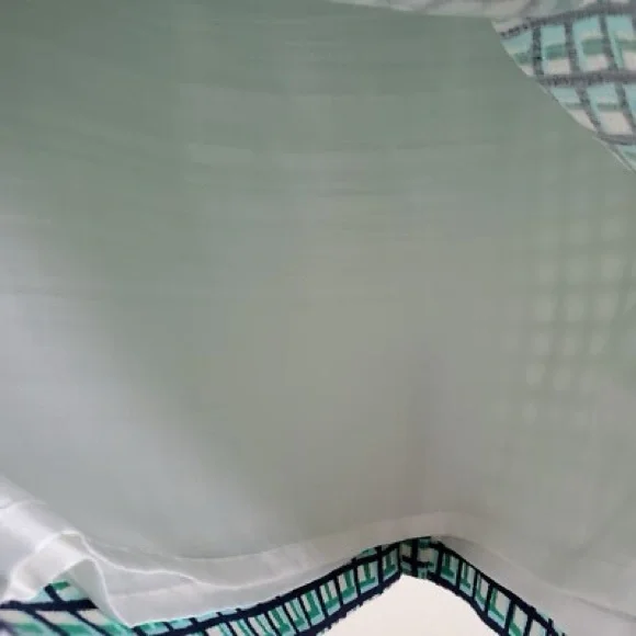 EUC KATE SPADE Stylish Green and White Checkered Mid Length Skirt, Fully Lined - Picture 10 of 16